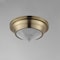 Maxim Lighting Hargreaves 1-Light Flush Mount, Natural Aged Brass 10390PRNAB - alternate 4